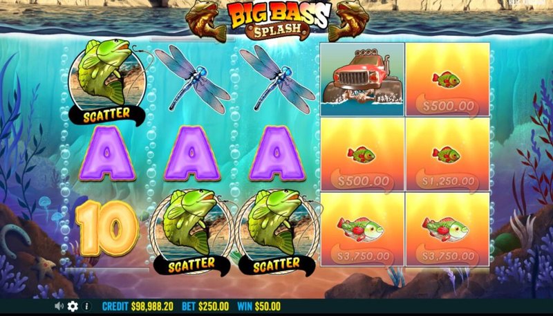 Erlebe das großartige Wasserspektakel im Big Bass Splash Online Slot Casino, big bass splash slot demo